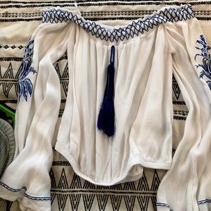 Charlotte Russe off the shoulder top